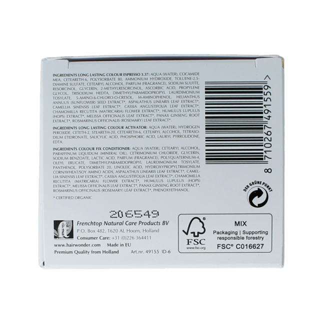 Henna Plus Langanhaltende Farbe 3.37 Espresso 100 Milliliter