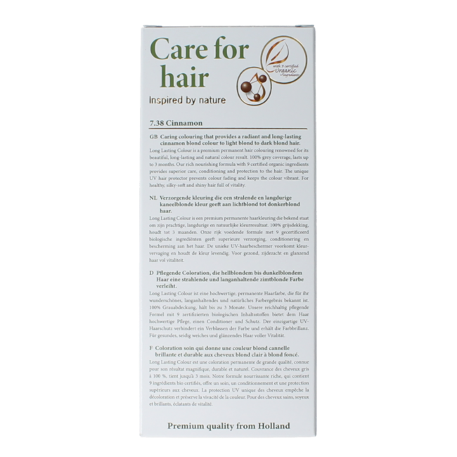 Henna Plus Long lasting colour 7.38 canela 100 mililitros