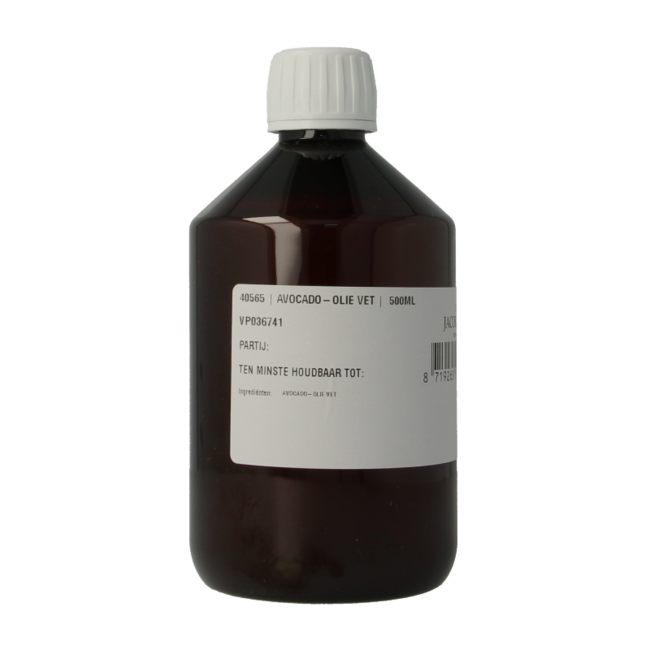 Jacob Hooy Avocado olie 500 Milliliter
