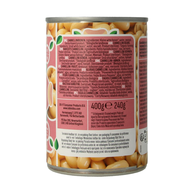 Organic white beans 400g