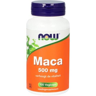 NOW NOW Maca 500mg 100 Cápsulas vegetarianas