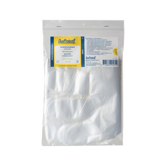 Duoprotect Duoprotect Transparent Textured Disposable Gloves - 100 Pieces