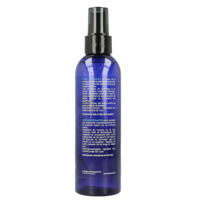 Ladrome Hidrolato de agua de aciano en spray 200 mililitros