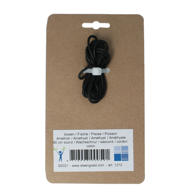 Pendentif pierre du zodiaque Poissons - 1 pièce