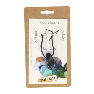 Steengoed Steengoed Sterrenbeeldsteen hanger boogschutter  1 Stuks