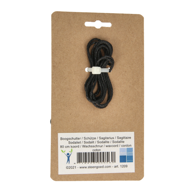 Colgante de piedra del zodiaco Sagitario - 1 unidad