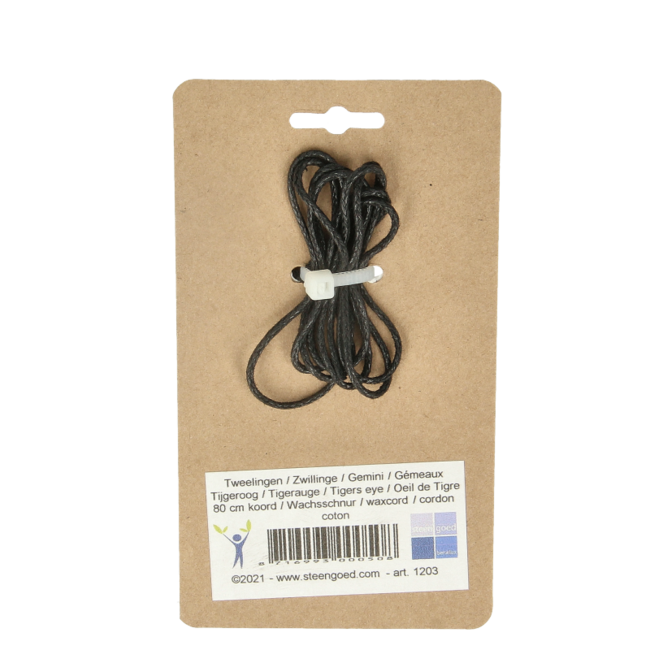 Pendentif pierre de zodiaque Gémeaux Steengoed, 1 pièce