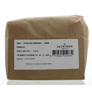 Jacob Hooy Jacob Hooy Uña de gato cortada 250 gramos