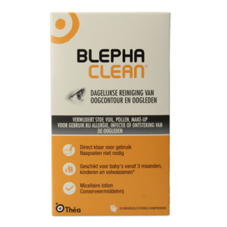 Blephaclean Blephaclean Sterile Wipes 20 Pack