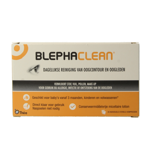 Blephaclean Sterile Wipes 20 Pack