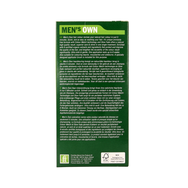 Mens Own Men's own light brown 80 Millilitre