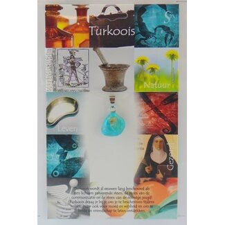 Steengoed Steengoed Turquoise Health Stone Pendant 1 Piece