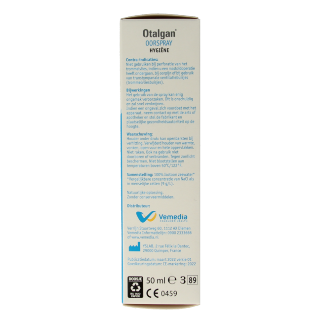 Oorspray 50 Milliliter