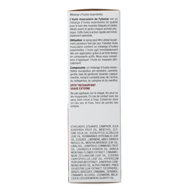 Fytostar Aceite Muscular 30 mililitros