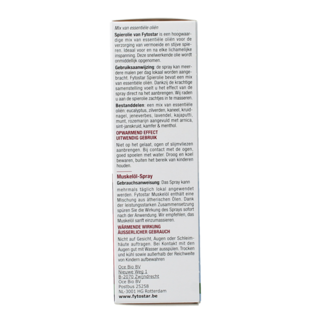 Fytostar Aceite Muscular 30 mililitros