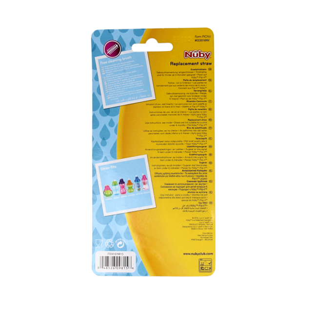 Vervangset met antilekrietje voor Flip-It 12+ maan 1 Stuks