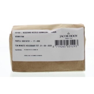 Jacob Hooy Jacob Hooy Psyllium husk fibres ground 250 Gram