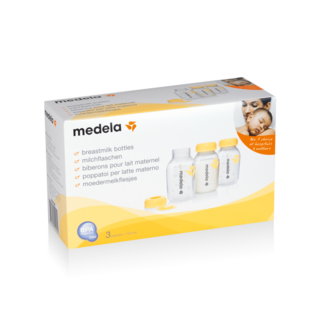 Medela Set Trio Biberon per Latte Materno 150ml (3 Pezzi)