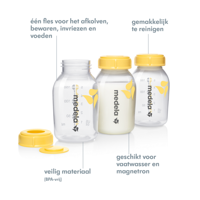 Muttermilchflaschen Trioset 150 ml, 3 Stück