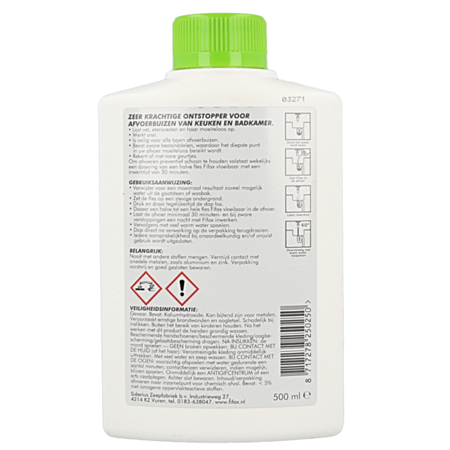 Fifax Kitchen Unblocker Green 500ml