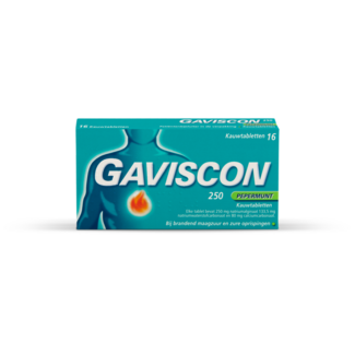 Gaviscon Pfefferminze 250 16 Tabletten