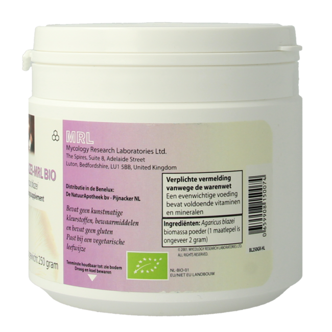 MRL Agaricus en poudre bio 250 g
