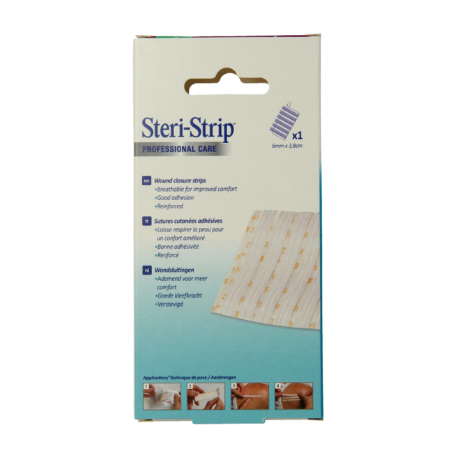 Steri-Strip Wundverschluss 6 × 38 mm 6 Stück