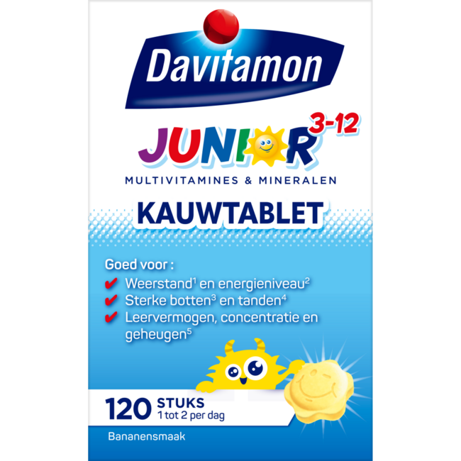 Junior 3-12 Banane 120 Kautabletten