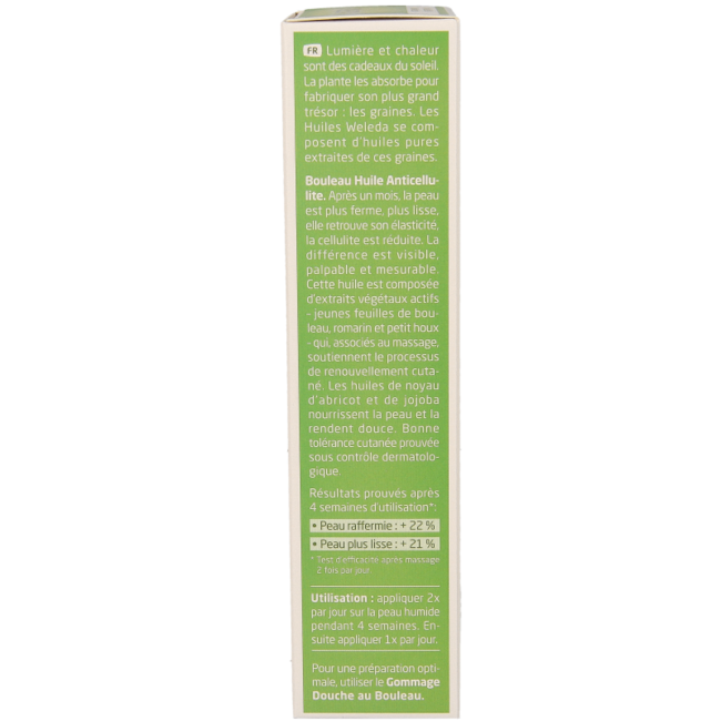 Birch anti-cellulite oil 100 Millilitres