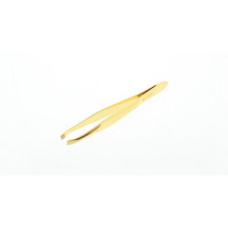 Malteser Malteser Tweezers 8cm Gold-Plated Narrow Tip 82 1 Piece
