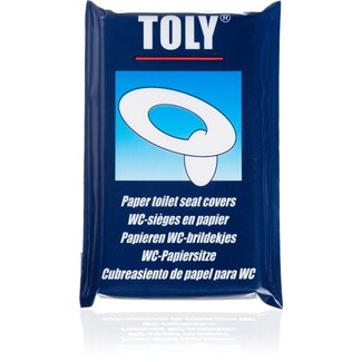 Toly Protectores de asiento de inodoro WC 10 unidades