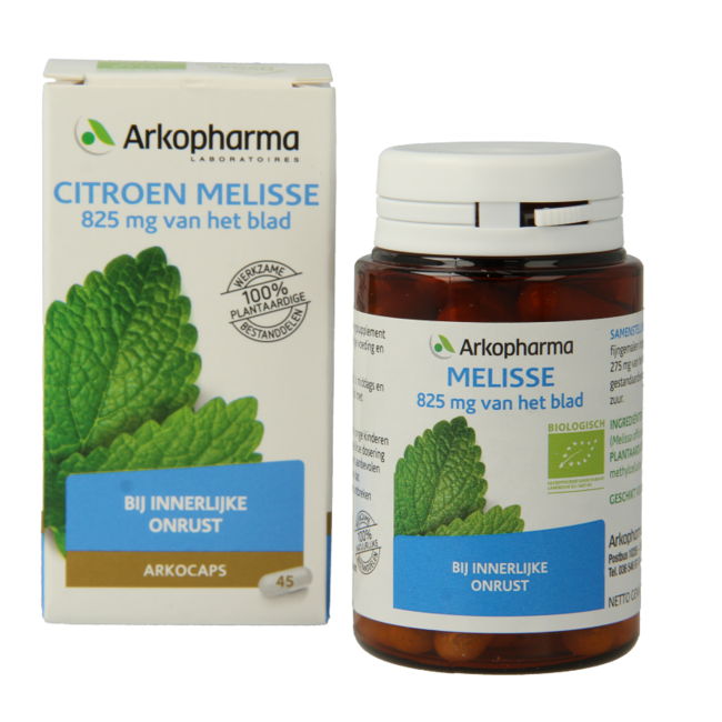 Organic Lemon Balm 45 Capsules