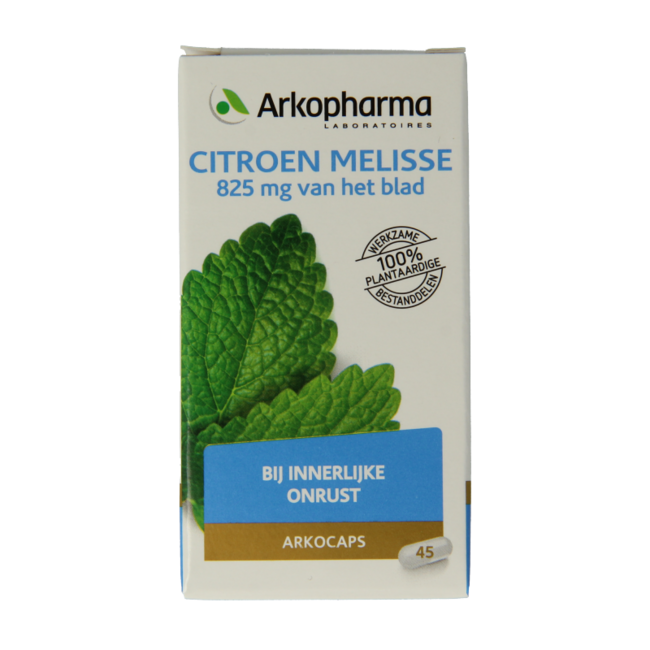Organic Lemon Balm 45 Capsules