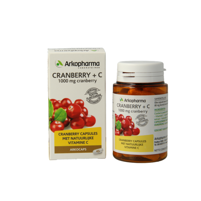 Cranberry & Vitamina C 45 Cápsulas