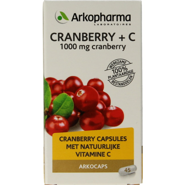 Arándano rojo y vitamina C 45 cápsulas