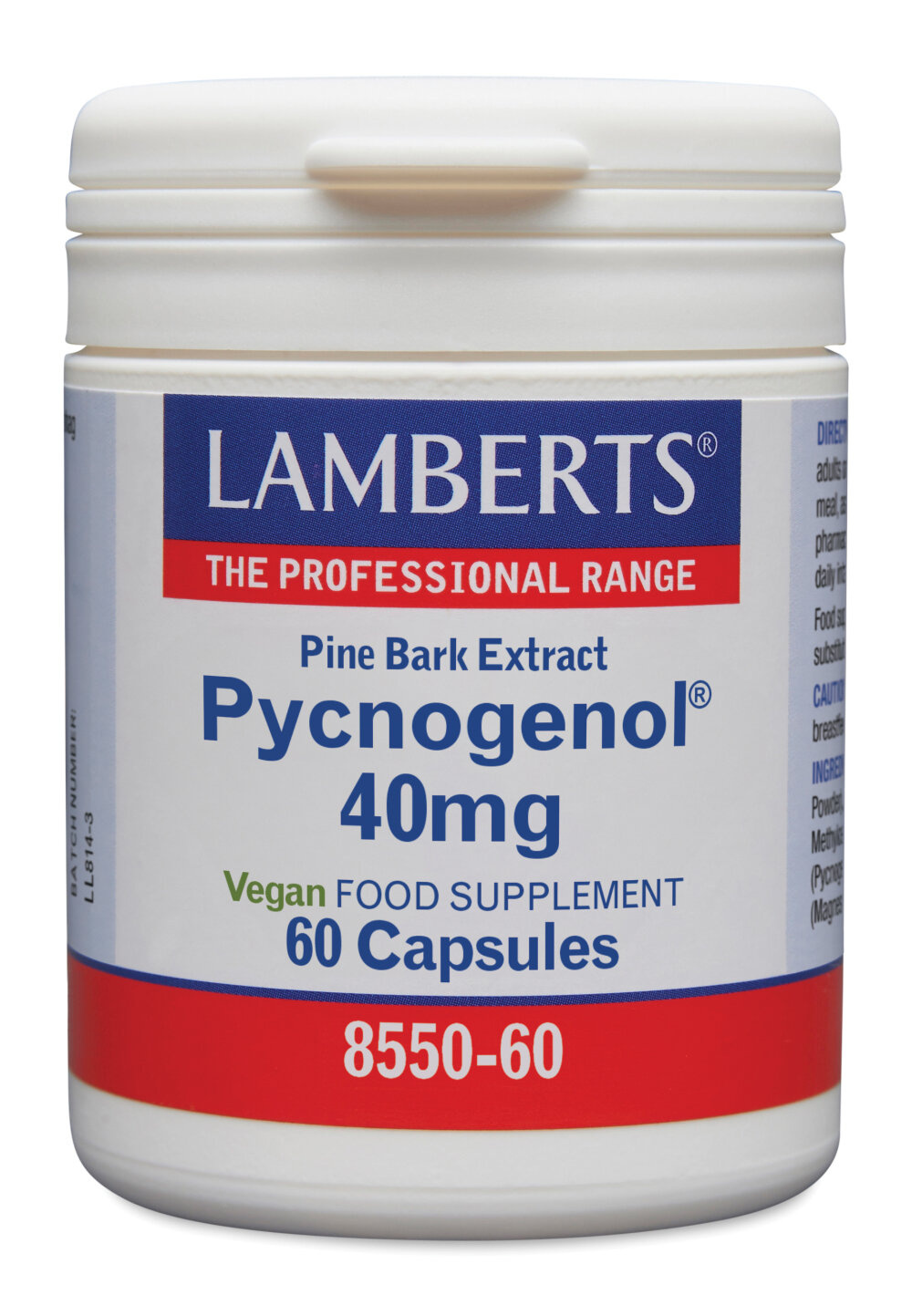 Lamberts Extracto de corteza de pino (Pycnogenol 40mg) 60 Cápsulas vegetarianas