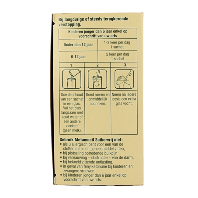 Metamucil orange sans sucre 30 sachets