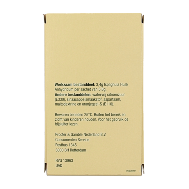 Metamucil orange sans sucre 30 sachets