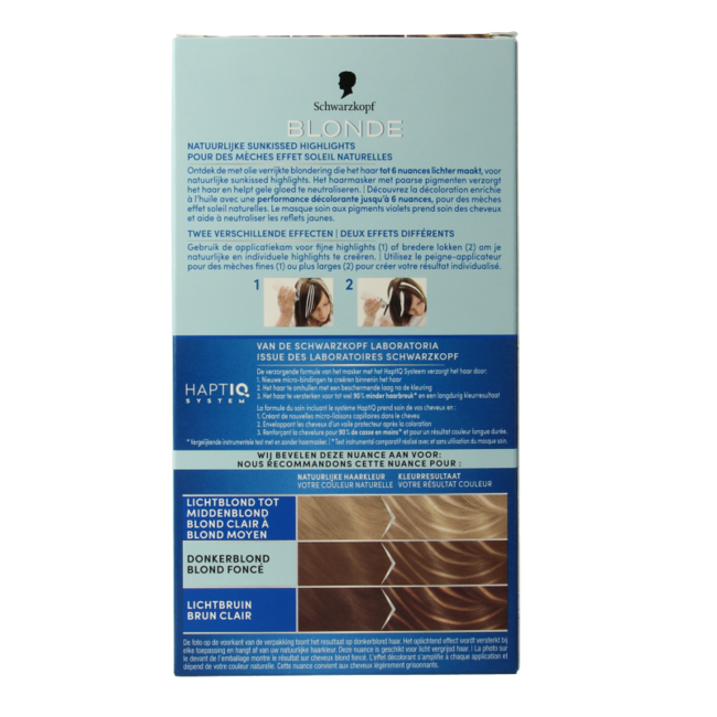 Schwarzkopf Blonde easy highligher super+ 1 Zestaw