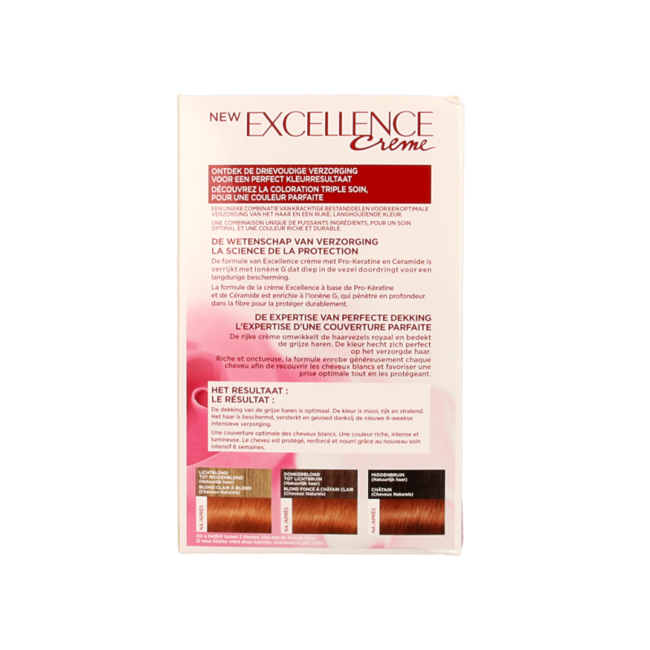 Excellence 7.43 Rubio Cobrizo Dorado 1 unidad