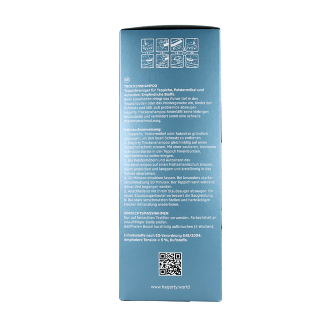 Hagerty Shampoing sec pour tapis 500 g