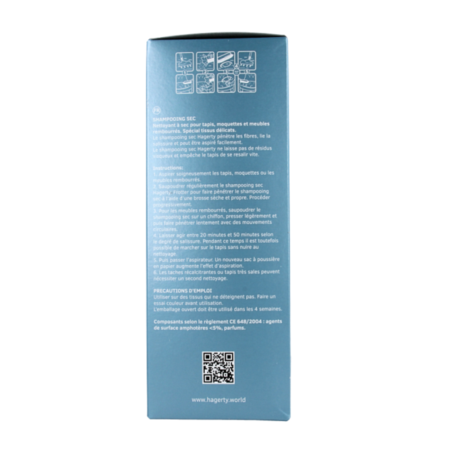 Hagerty Shampoo a secco per tappeti 500 grammi