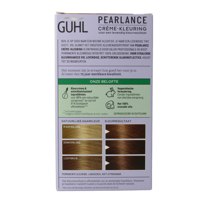 Guhl Pearlance intensive Cremefärbung 67 Dunkelgoldblond 1 Set