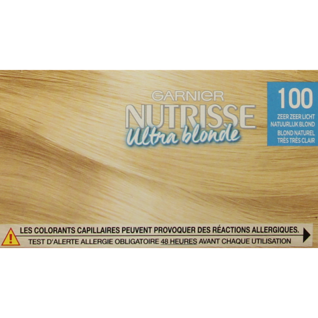 Nutrisse 100 Truly Blonde Camomile Permanent Hair Dye Set