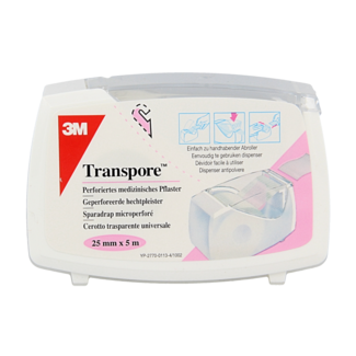 3M 3M Transpore esparadrapo 5 m x 25 mm 1 unidad
