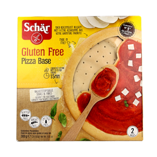 Schar Bases de pizza sin gluten, 2 unidades