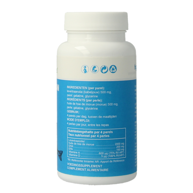 Soria Natural Higabac Lebertranöl 125 Softgels
