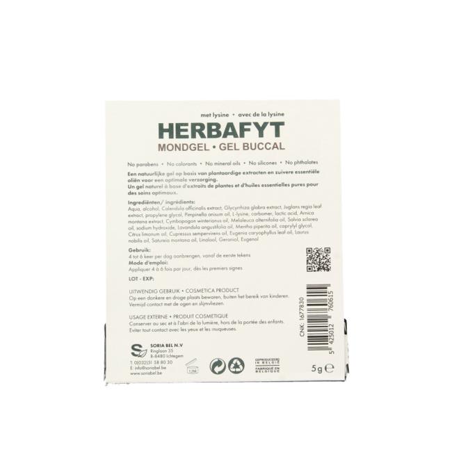 SoriaBel Herbafyt gel 5 Gramos