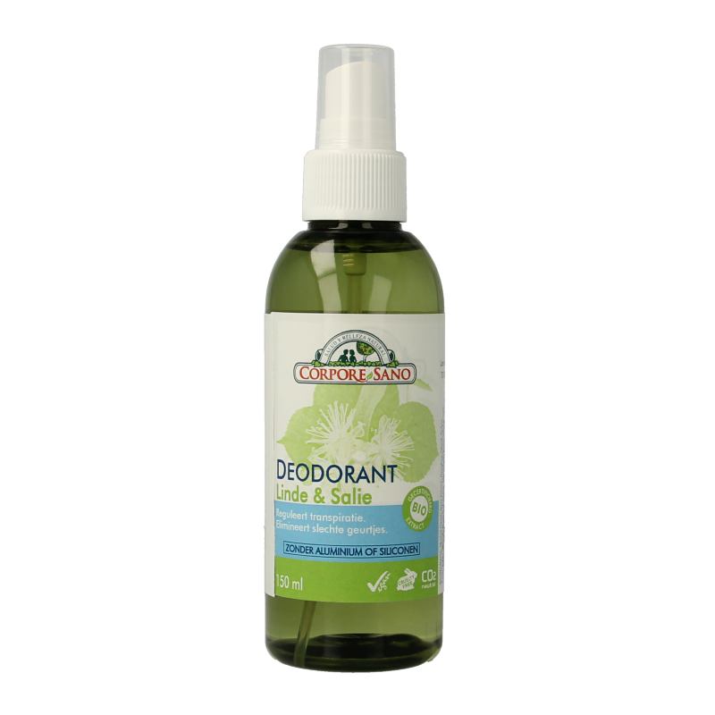 Corpore Sano Desodorante en spray salvia y tila 150 mililitros