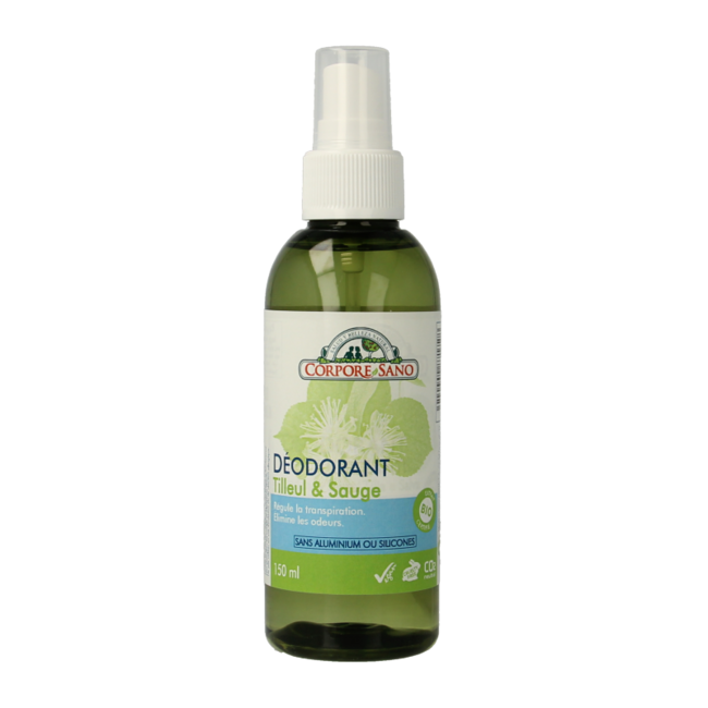 Corpore Sano Deodorant spray sage and linden 150 Millilitres